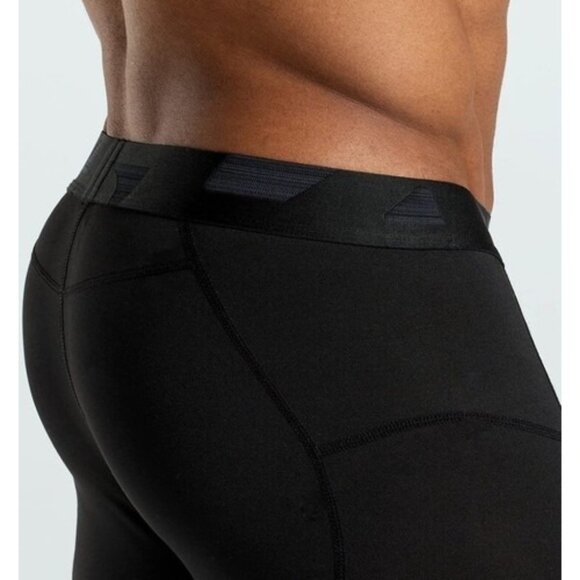 TSLA Men's Athletic Compression Shorts Performance Active Cool Dry Black Size XL - Picture 6 of 8